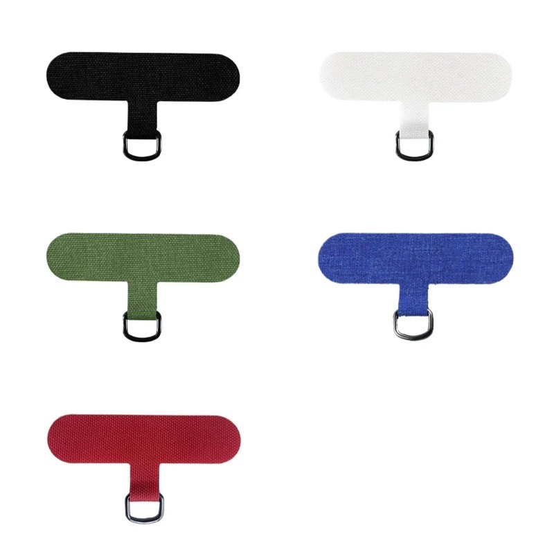 Universal Phone Strap Washer Fixing Clip with Crossbody Rope Sticker Card Anti-Lost Sturdy Connectio