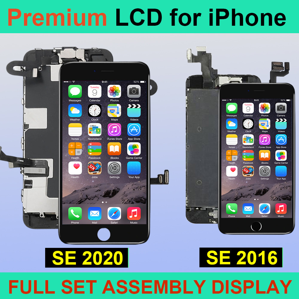 Full Set splay For iPhone SE 2020 SE2 LCD Screen Replacement for iPhone SE 2016 Complete Tou gitizer
