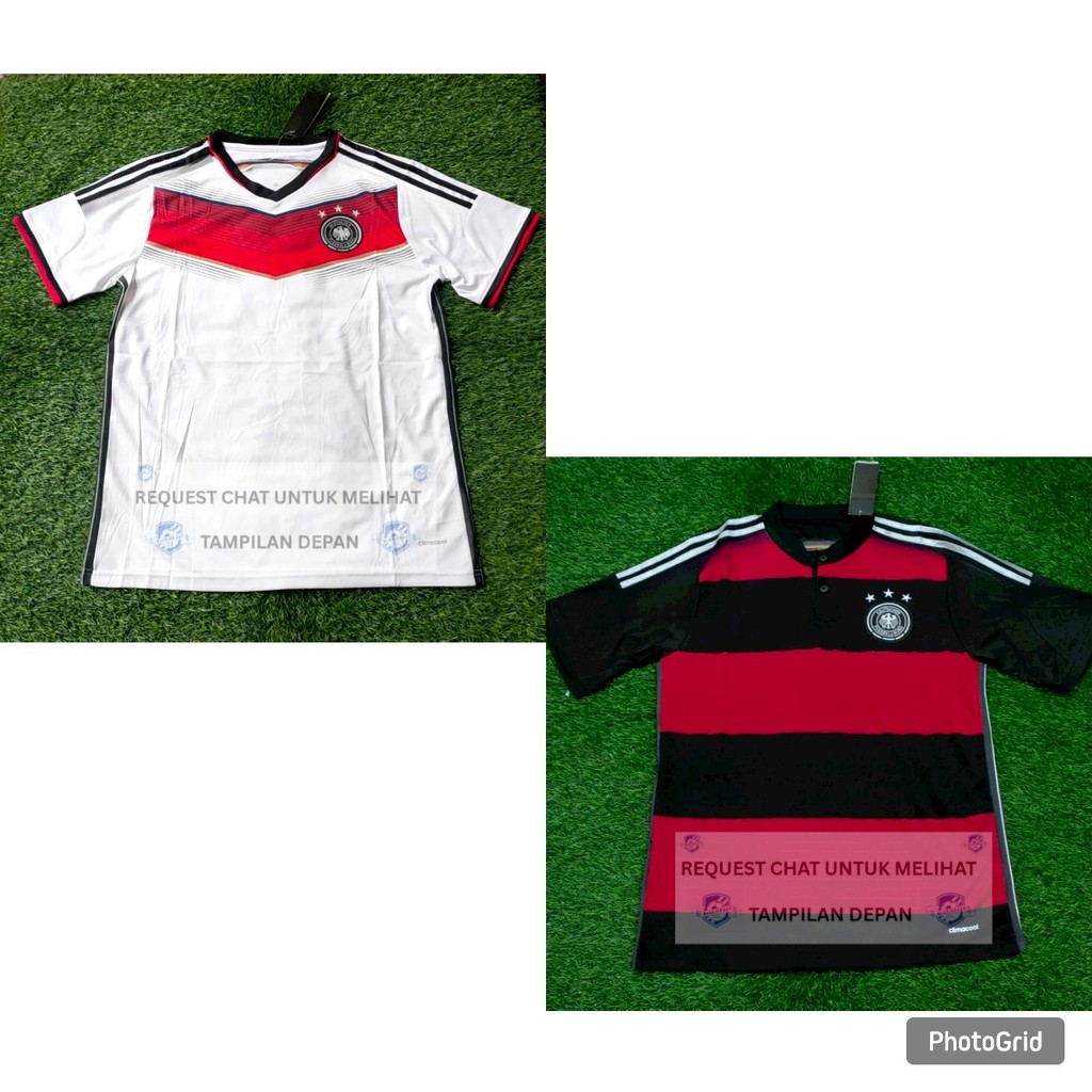 JERSEY BAJU BOLA RETRO VINTAGE JERMAN HOME AWAY 2014