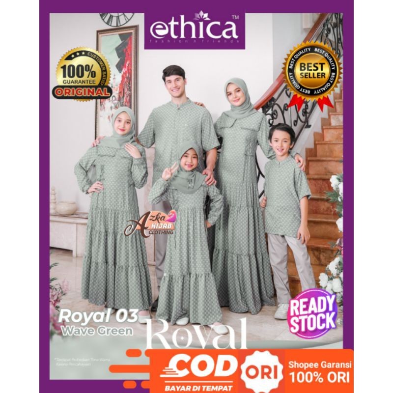 TERNASTORE SARIMBIT ETHICA CUCI GUDANG‼️ROYAL 03 WAVE GREEN GAMIS ETHICA SALE ETHICA DISKON 50% BAJU