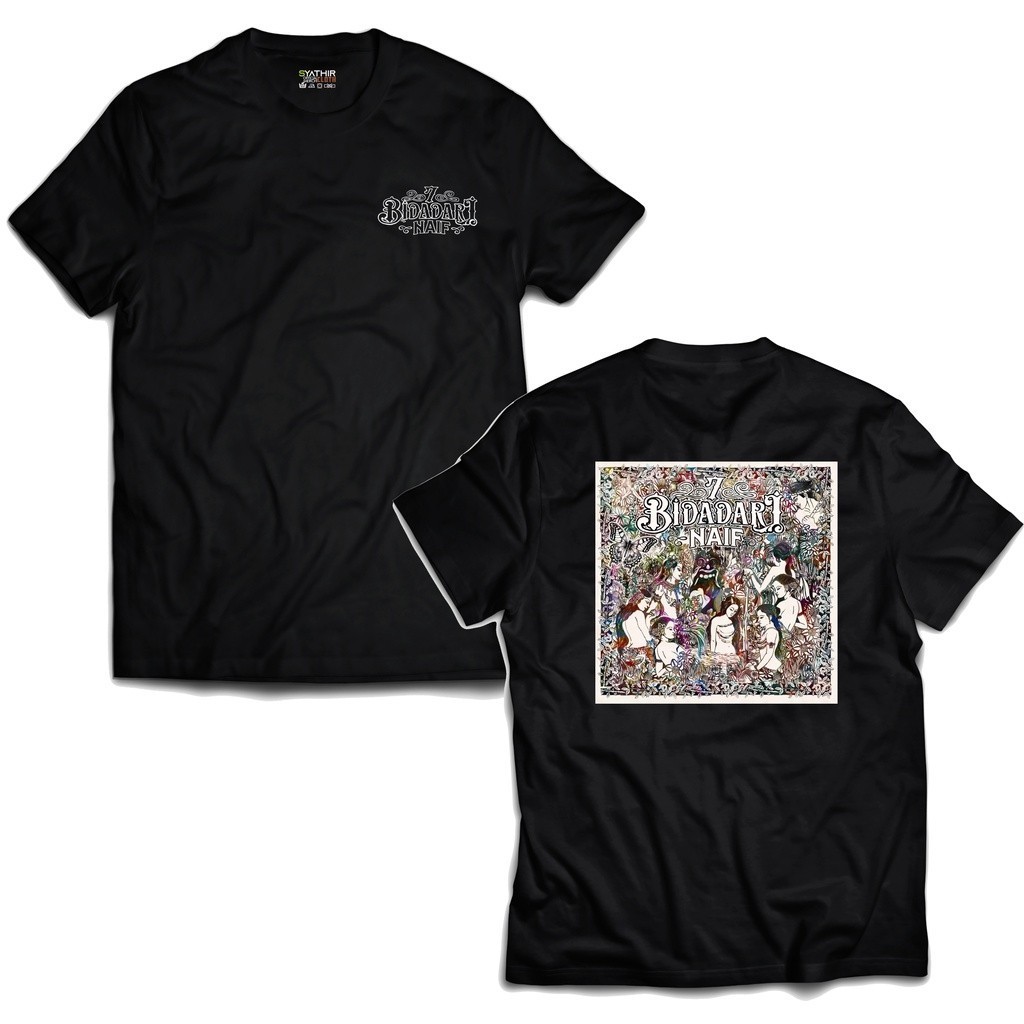 N. Kaos I T-shirt Band NAIF | Tujuh Bidadari Naif Unisex Size [COD]