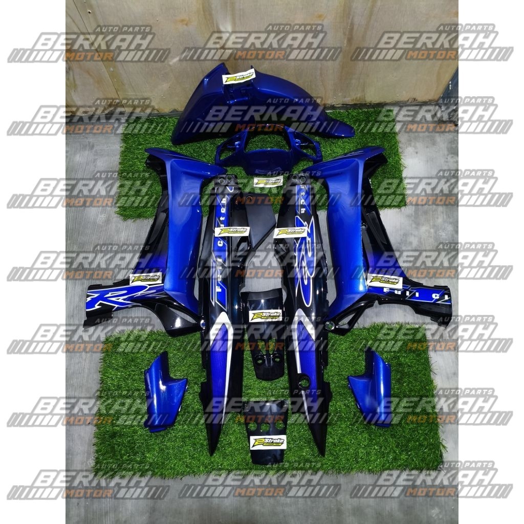 Cover Body Fizr Full Set Halus Body Fizr Full Clutch Biru Hitam Body Set Halus Yamaha Fizr F1zr