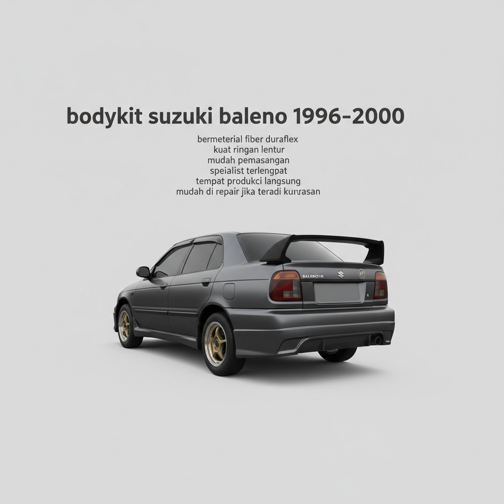 cicilan 0% bodykit suzuki baleno 1996-2000 bodykit suzuki baleno