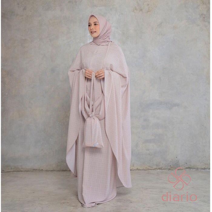 Diario - Mukena Dewasa Rayon Lunara 2 in 1 - Semolina