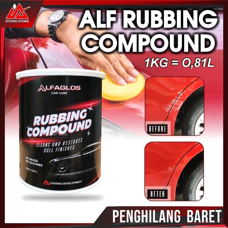 TERLARIS ALF 1KG Polish Penghilang Baret Pengkilap Body Mobil Motor Rubbing Compound Kompond Origina