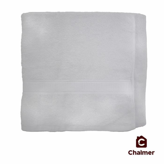handuk chalmer 80x160/handuk chalmer jumbo/handuk pantai - Putih