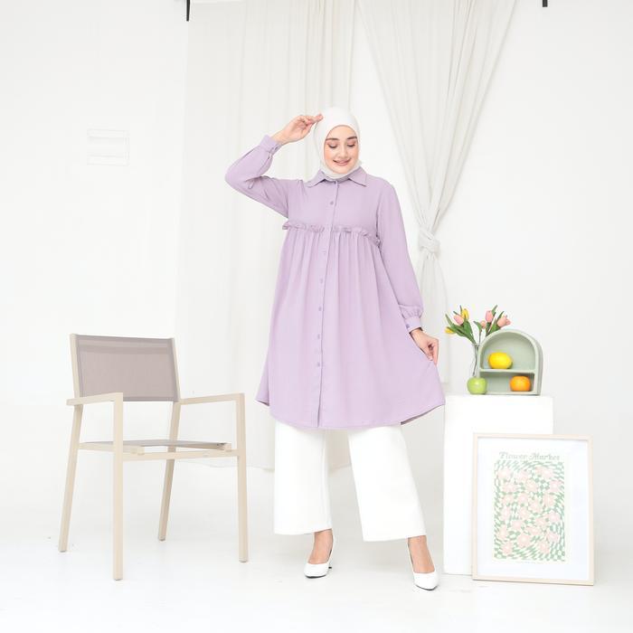 KAYLA TUNIK by Denosa Fashion - Ungu, M