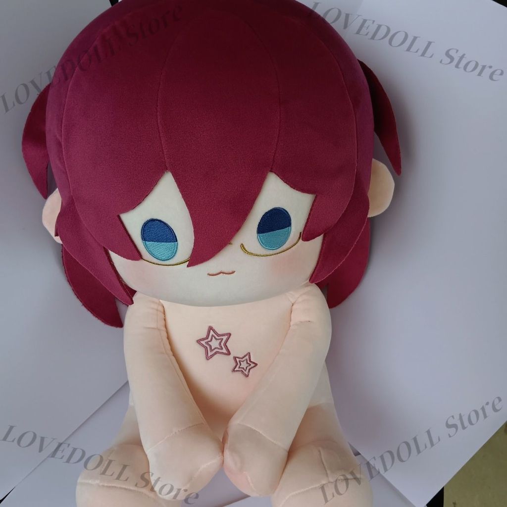 Anime Role SAEGUSA IBARA Cosplay Soft Plush Doll Body Dress Up Stuffed Toys Sitting Posture Figures 