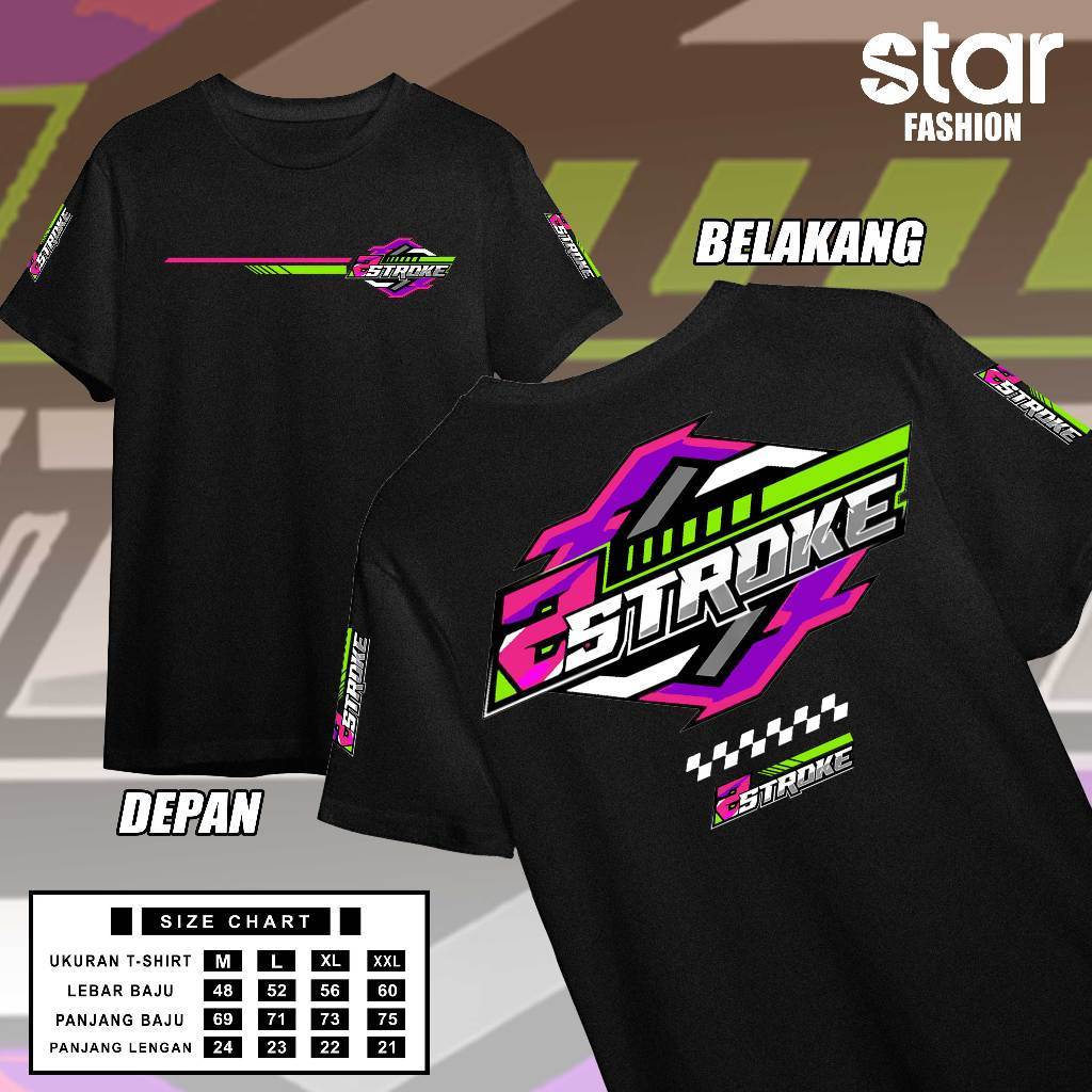 KAOS 2 STROKE | KAOS MEKANIK AMATIR | KAOS RACING ORIGINAL | BAJU RACING ORIGINAL | KAOS RACING