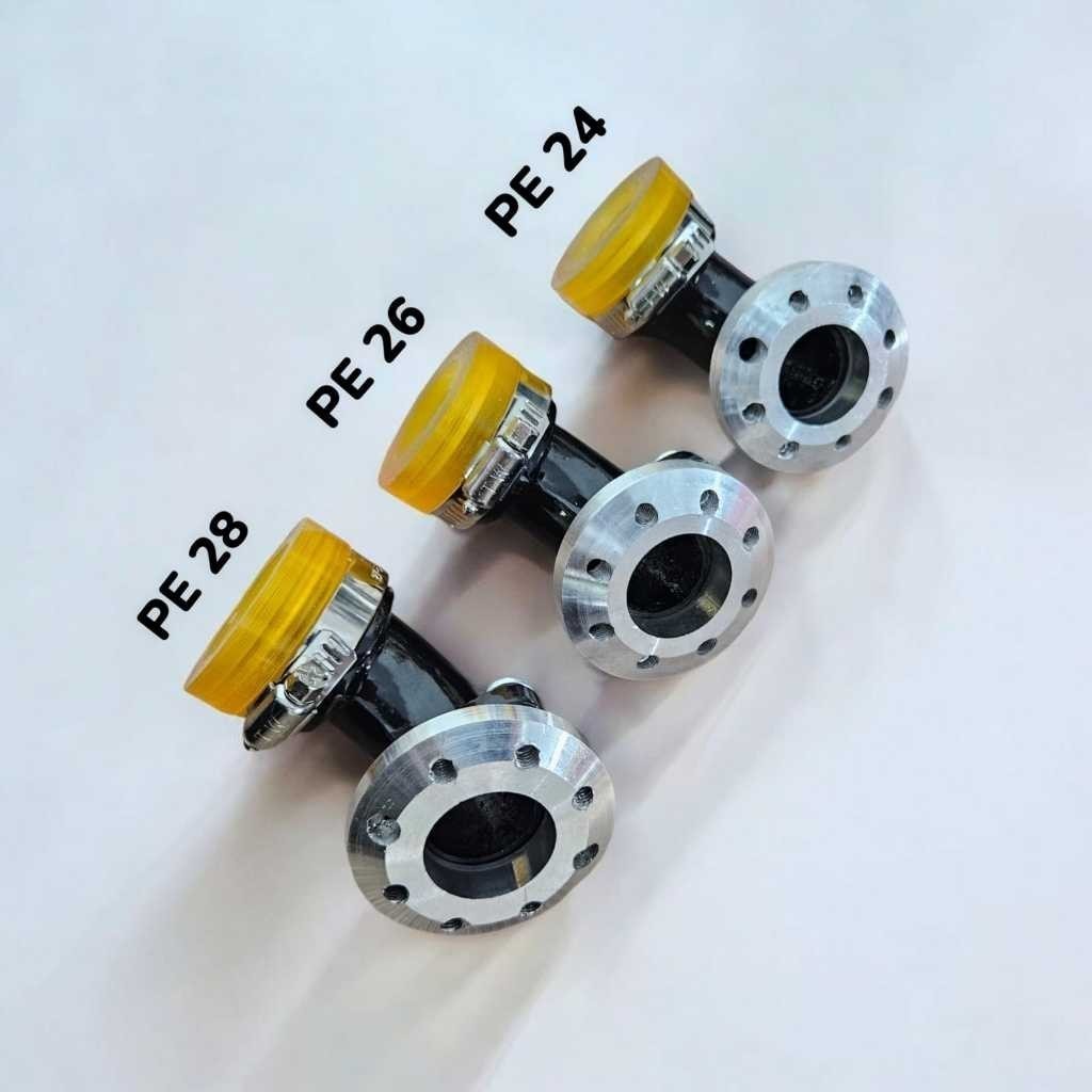 Manipol  Intake Telfon Motor Bebek Set Putar Karbu PE 28 PE 26 PE 24 q