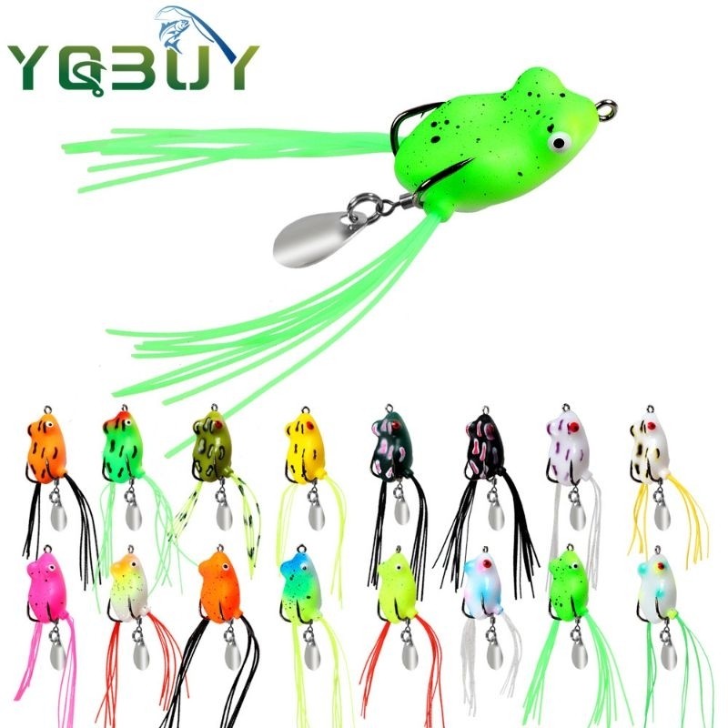 Umpan Pancing Soft Frog Lure Umpan Ikan Gabus 3cm 4gr