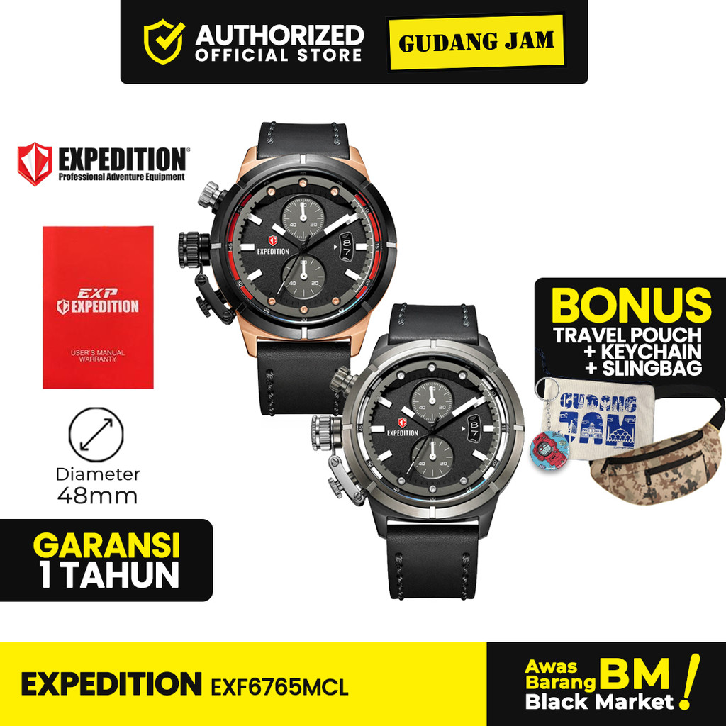 Jam Tangan Pria Analog Expedition EXF6765MCL Classic Watch Series
