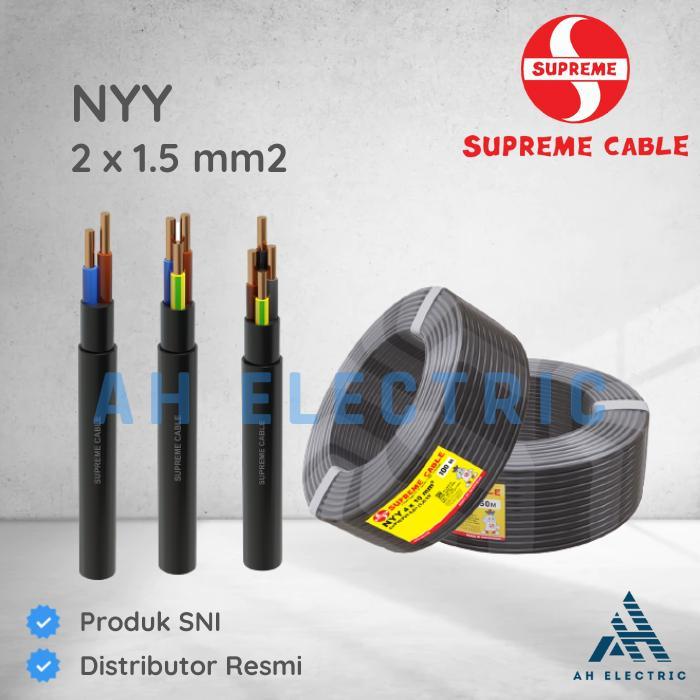 Supreme Kabel NYY 2x1.5 mm 100m / NYY 2x1,5 mm / 2x1 mm