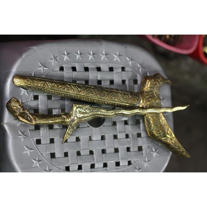 Keris nagasasra bhn full kuningan sari mhr murah 300rb KODE 831MR7686