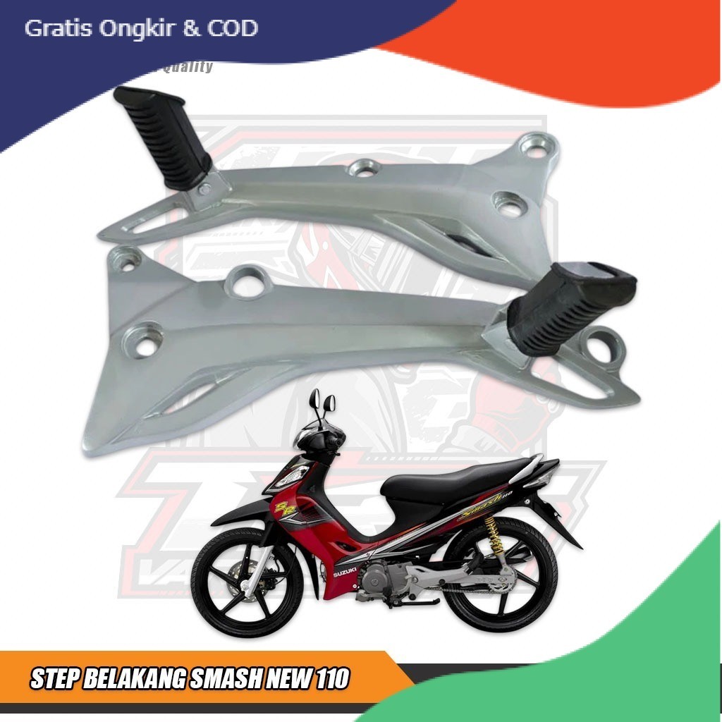 Postep Belakang Smash 110 New Footstep Belakang Smash New Sepasang