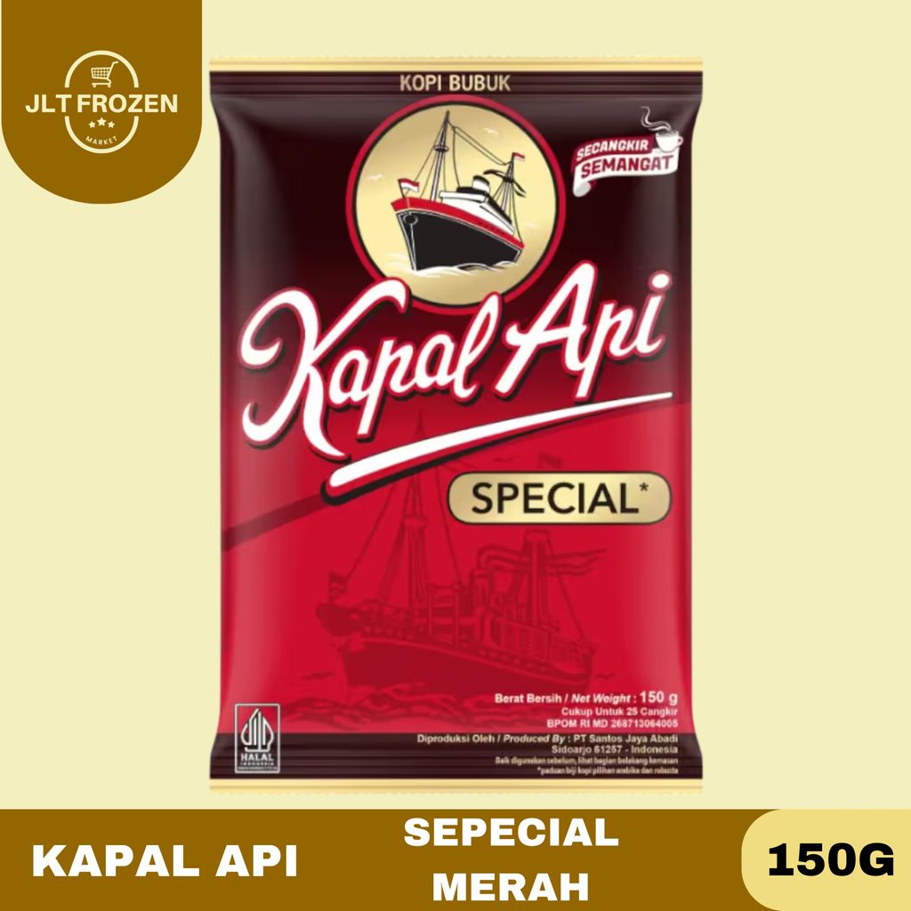 Kapal Api Special Merah 150g / Kopi Bubuk Instan / Kopi Hitam