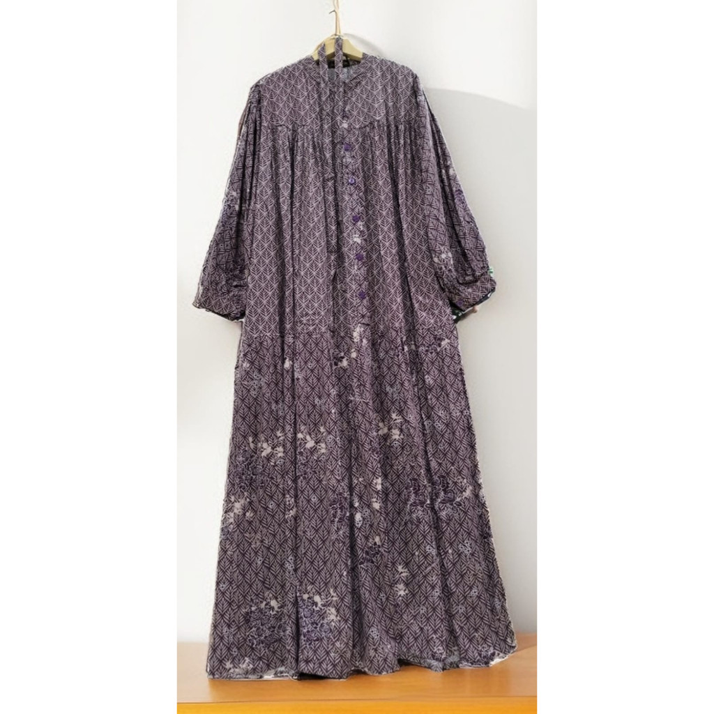 ARDIOSHOP Gamis Batik Twill Ori BeeBatik Pekalongan S-XXL