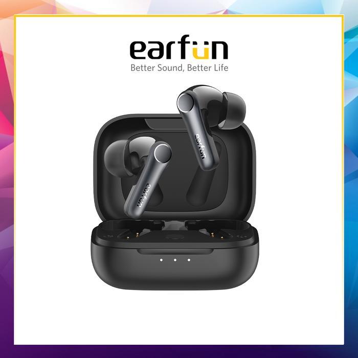(Acome Audio) EarFun Air Pro 4 - Black - ANC TWS with Snapdragon LDAC Audio & Auracast Earphone Bass