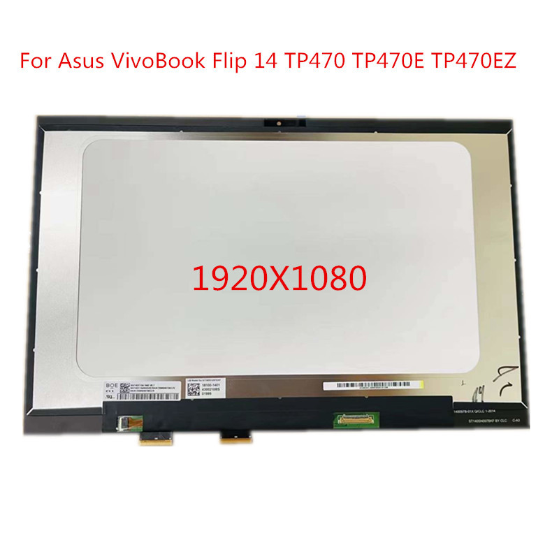 140 inch Lcd Touch Full Assembly Replacement For Asus VivoBook Flip 14 TP470 TP470E TP470EZ TP470EA 