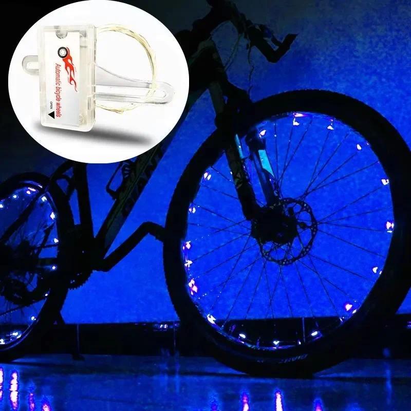 Tire Lights Bicycle Hot Wheel Lights Mountain Bike Frame Decoration Lights Night Ring Bicycle Wheel 