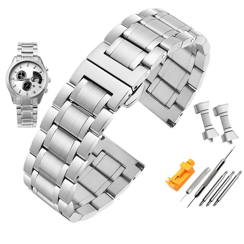 For Casio EFICE EFV-540 500 EFS-S510 EFB-650 EQB-501 EFR-303L/303D Stainless Steel Strap 20mm 22mm W