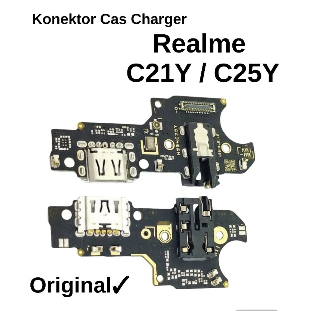 Ori Konektor Cas Charger Realme C21Y / C25Y Original