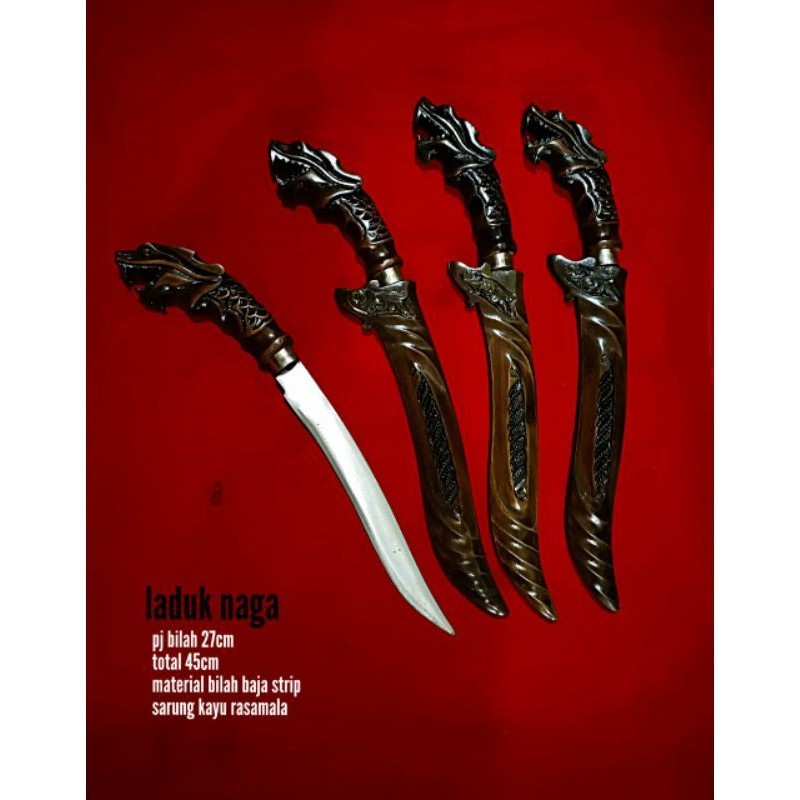 Pisau Laduk Naga.Laduk Naga murah.Pisau sembelih Ukir Naga COD