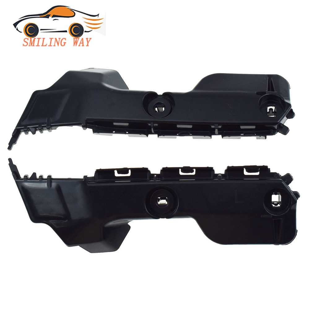 Rear Left And Right Bumper Bracket Support Frame Black Plastic For 2007 2008 2009 2010 2011 Toyota Y