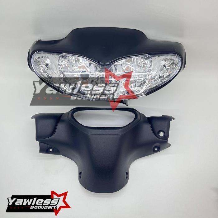 batok jupiter z lama + lampu depan / batok jupiter z old komplit - Batok 1set hitam - Batok 1set hit