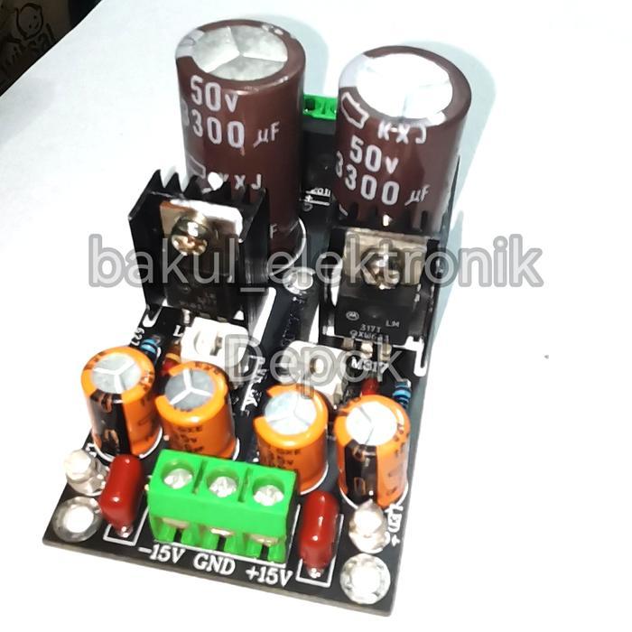 PSU LM317 LM337 - PCB saja