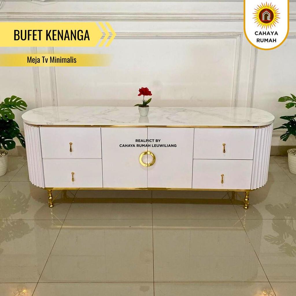 Cahaya Rumah Leuwiliang - Buffet Aesthetic Kenanga / Meja Tv / Buffet Tv / Meja Kecil | Bisa Custom 