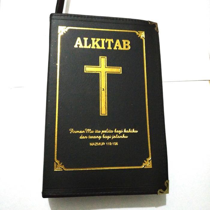 bie cover hot print besar sampul Alkitab foil