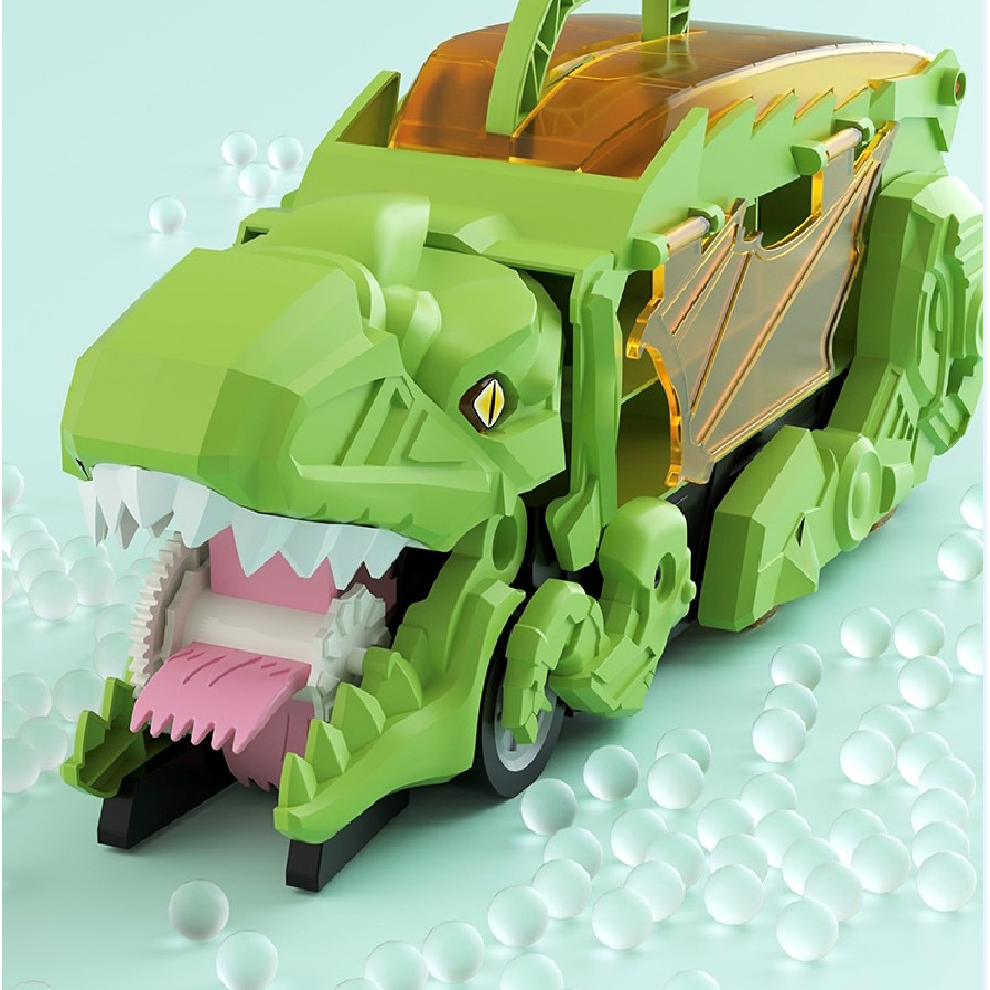 Large nosaur Devouring Car Toy Tyrannosaurus Rex Storage Toy Car Boy Sling Inertia Alloy Ejection Tr