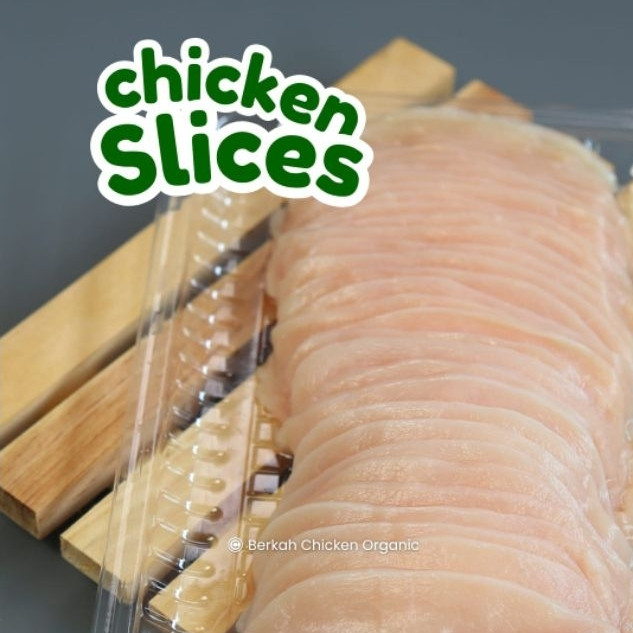 Gratis ongkir chicken Slice ayam organik berkah chicken fillet dada slice ayam berkah chicken 300 gr