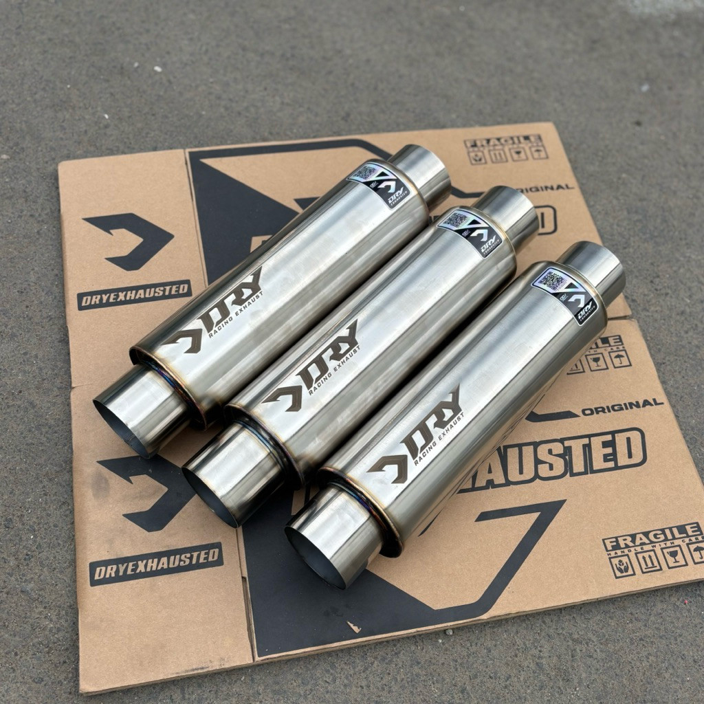 elyssiastore - Resonator Mobil Diesel Inlet 2,5 Inchi STAINLESS