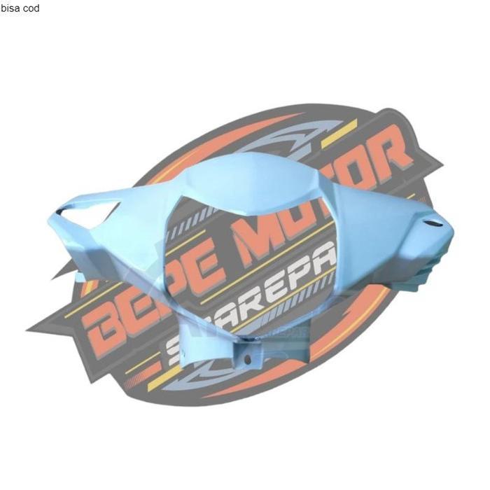 BATOK LAMPU HONDA REVO LAMA WARNA PUTIH / BATOK DEPAN+LAMPU HONDA REVO LAMA REVO 100 CC WARNA PUTIH 