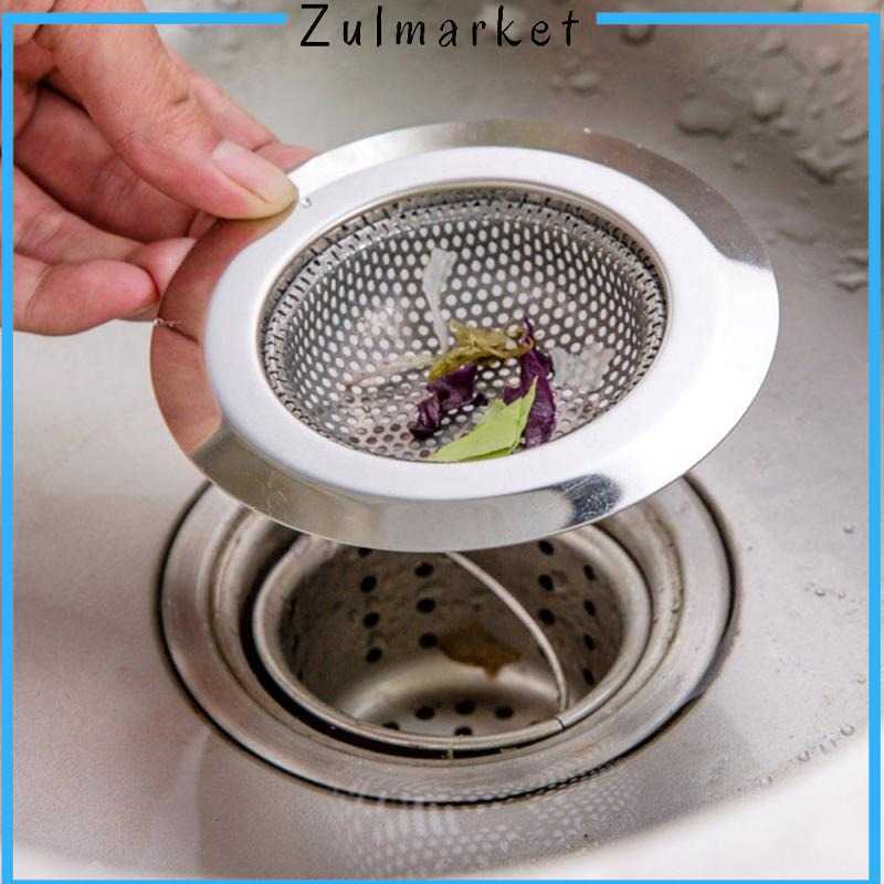 Saringan Wastafel Stainless Steel Penutup Lubang Cuci Piring Anti Sumbat 7.3cm 9cm 11.5cm