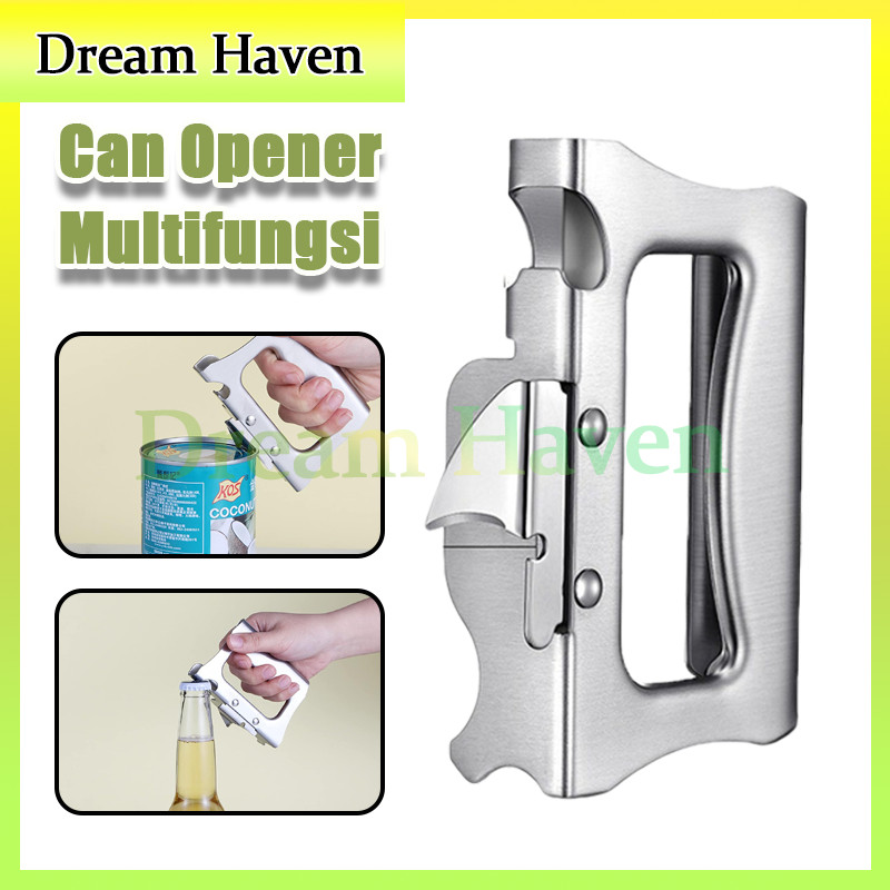 Alat Pembuka Kaleng Stainless Steel Can Opener/Can Opener Corkscrew Stainless Steel/Can Opener Multi