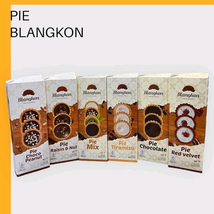 Pie Blangkon oleh oleh khas Jogja Makanan - Choco peanut