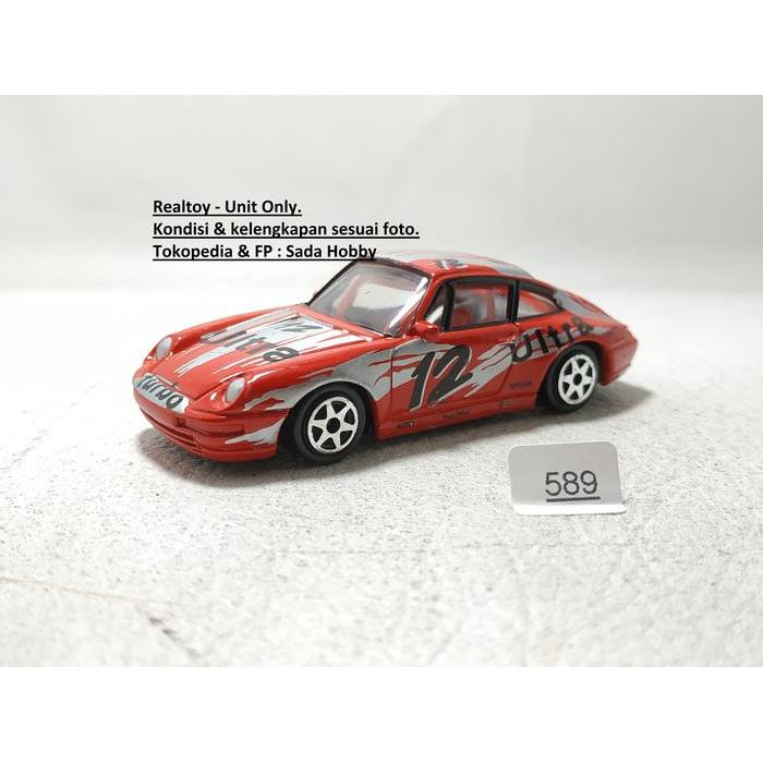 Realtoy Porsche 911 Racing Car Merah