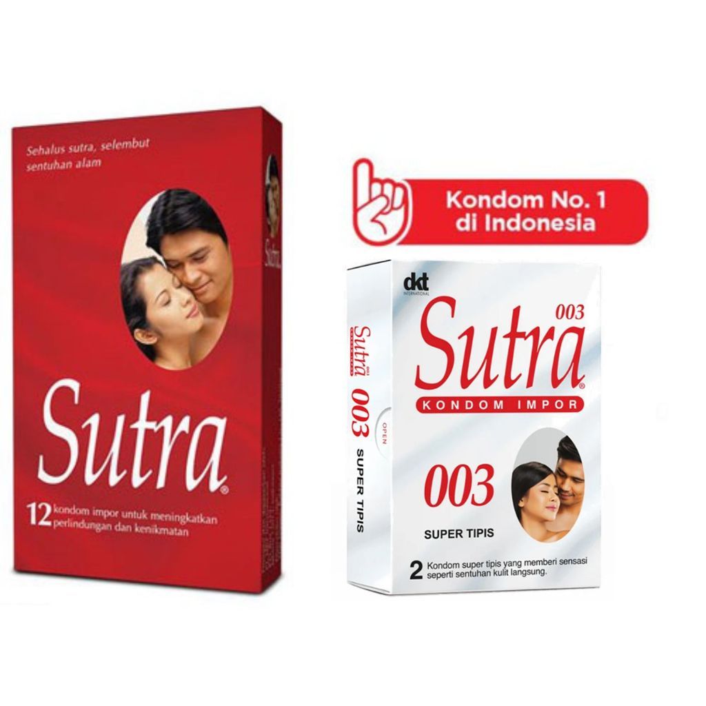 Kondom Sutra Classic Merah isi 12s GRATIS Sutra 003 isi 2s