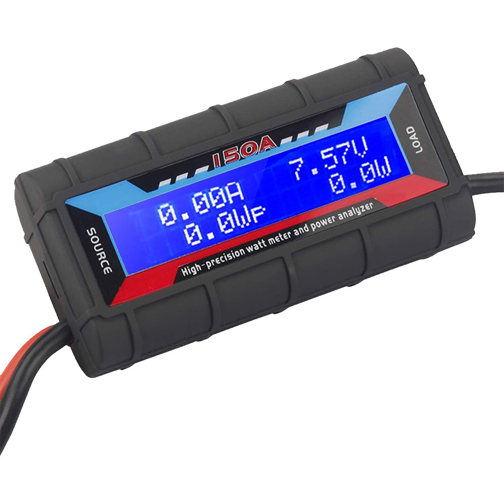 150A RC Hochpräzises Wattmeter mit Hintergrundbeleuchtung LCD Hochpräziser Strom-Leistungsanalysator