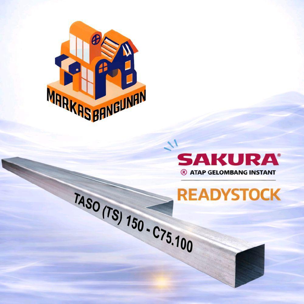 Taso TS 150-C75.100 1,00mm aksesoris baja ringan taso kaso metal