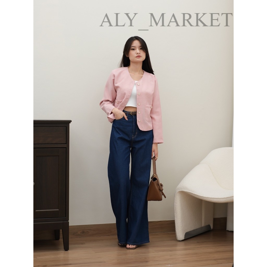 SALE RAMADHAN Blazer Semi Tweed Wanita | Daphne Blazer |  QxY