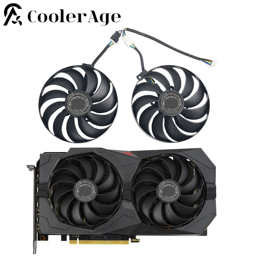 Video Card Fan For ASUS ROG Strix GeForce GTX 1650 1660 SUPER 95MM FDC10U12S9-C GTX1650 GTX1660 Grap