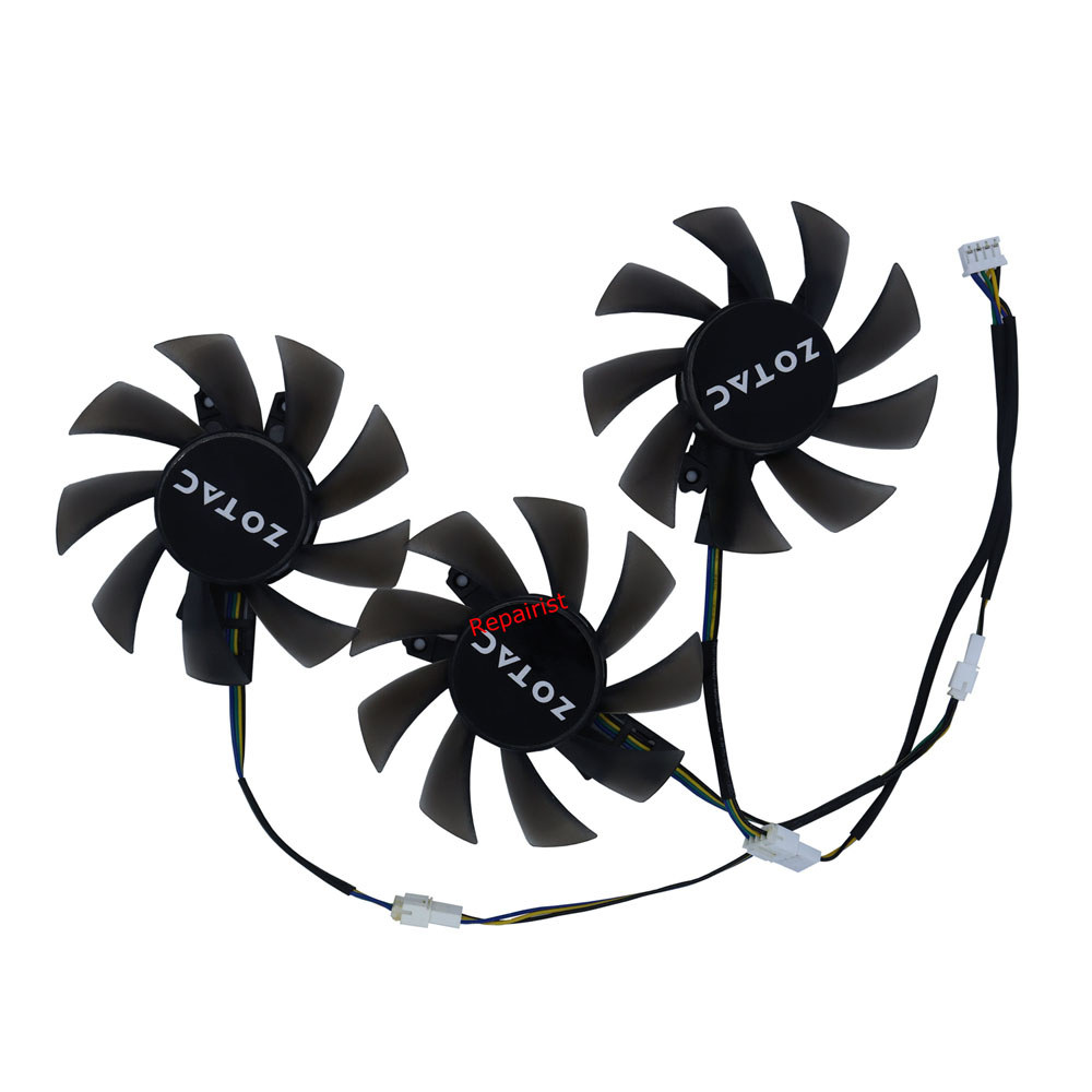 3Pcs/Set,GA82S2H,Y GPU Fan,Graphics Card Cooling,For ZOTAC RTX 3060 12GD GE PRO,ZOTAC RTX 2060 6G 30