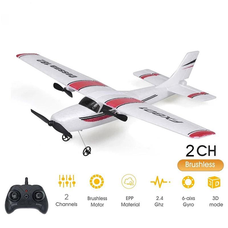 FX801 EPP Foam RTF RC Plane 2.4G Fixed Wing Beginner Friendly Indoor Outdoor Flyer Kids Gift
