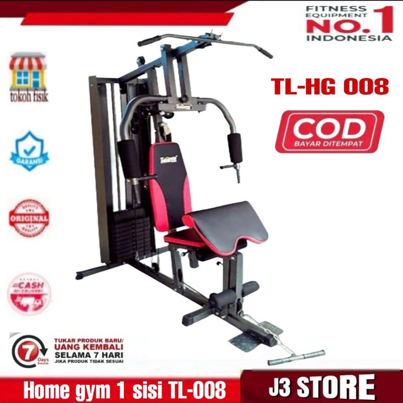 J3 Alat fitness Home gym 1 sisi Alat Gym Multifungsi Homegym 1 sisi Alat Gym Rumah original
