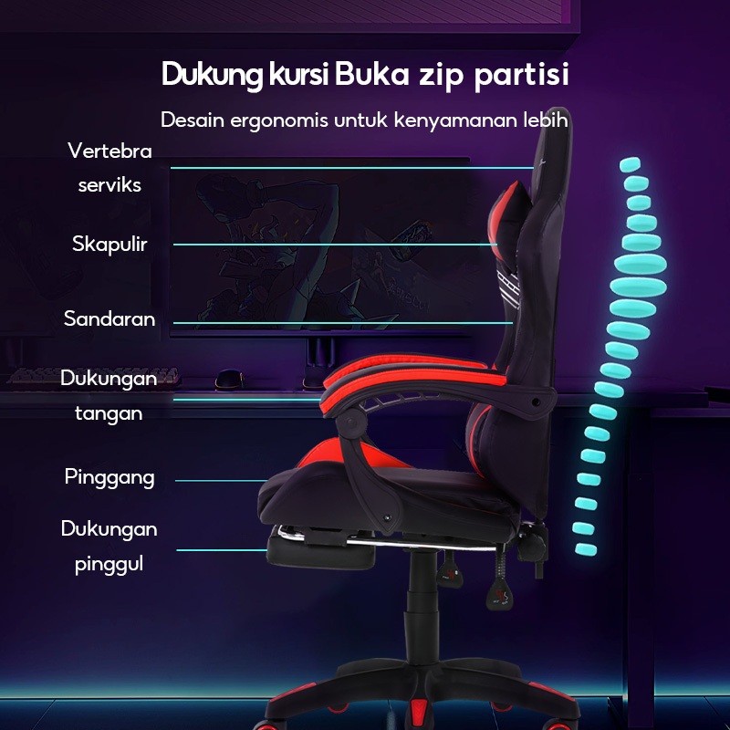 KUCADI Kursi Gaming Murah / Kursi Gamers / Gaming Chair / Kursi Gamer [ Garansi lima tahun ]