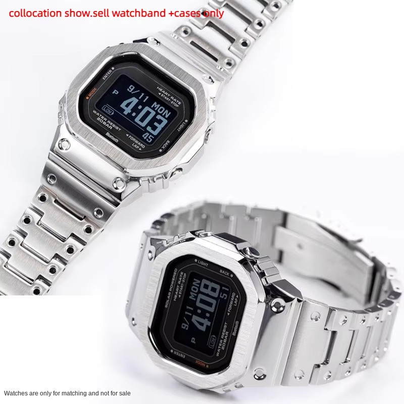 Casing Bezel Tali Jam yang Dimodifikasi untuk GSHOCK Casio DW-H5600 DWH5600 Bluetooth Heart Rate Ran